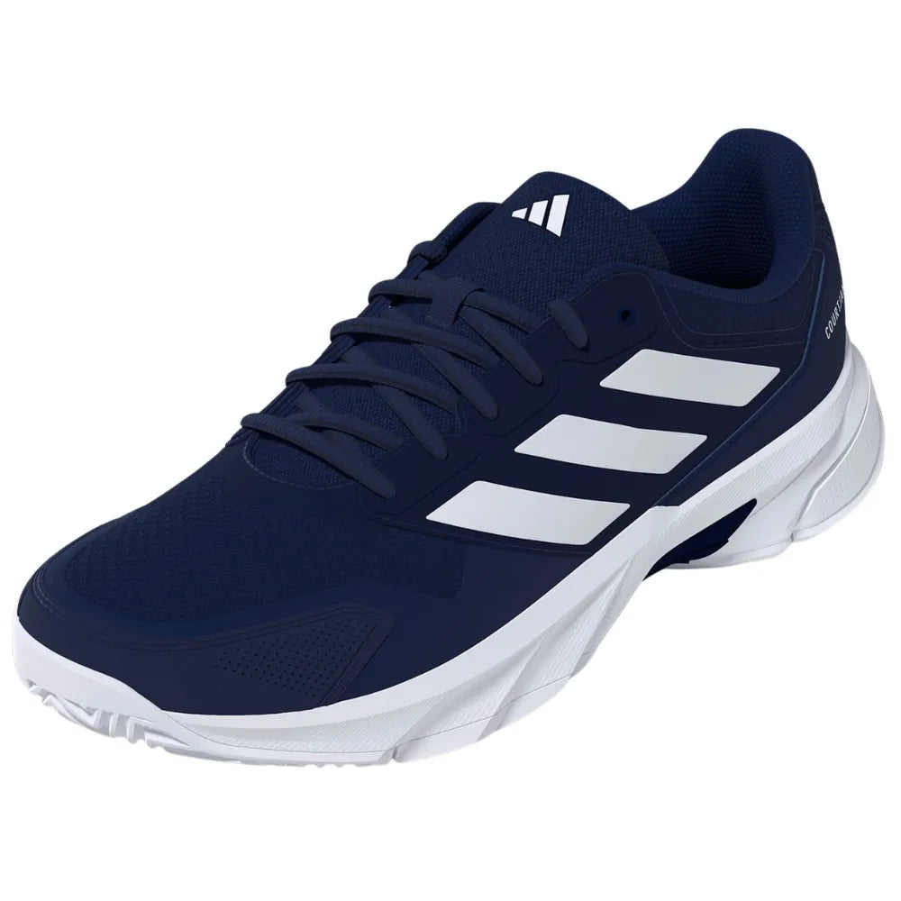 Tenis Adidas CourtJam Control 3 Hombre Azul Marino / Blanco
