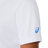 Camiseta Asics Court Graphic Blanca para Pádel