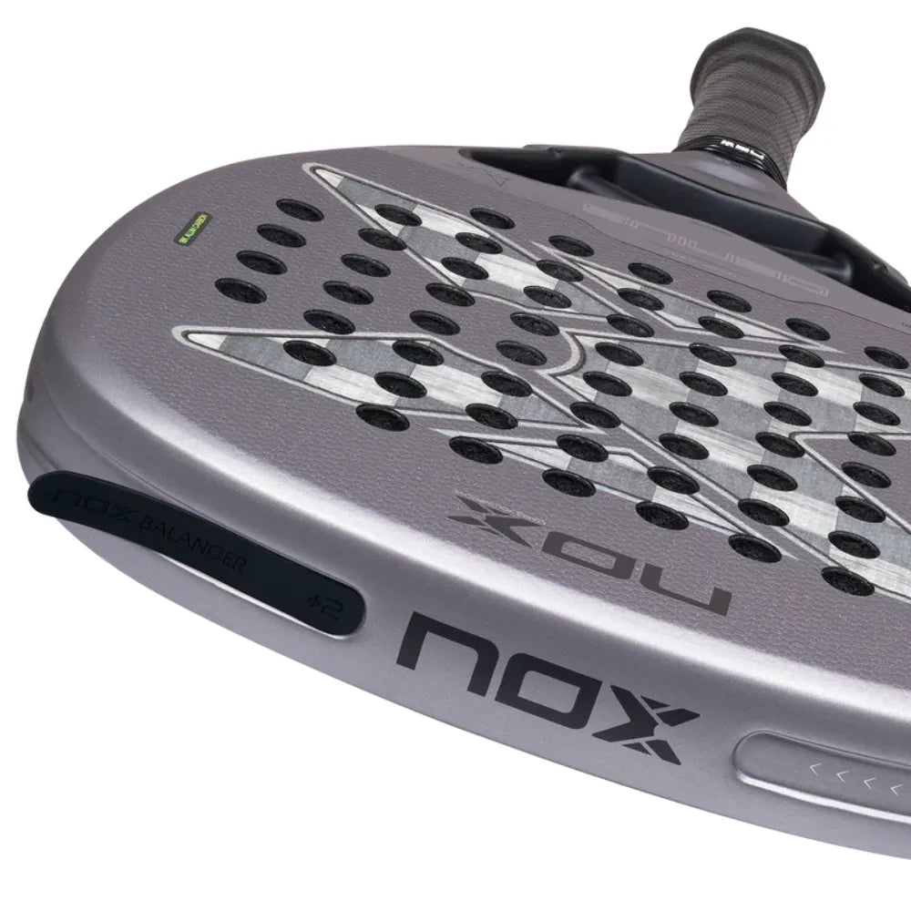 Pala NOX AT10 Genius Attack 18K Alum Agustín Tapia 2027 para Pádel