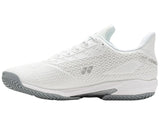 zapatillas yonex blancas para pádel femenino con amortiguación power cushion