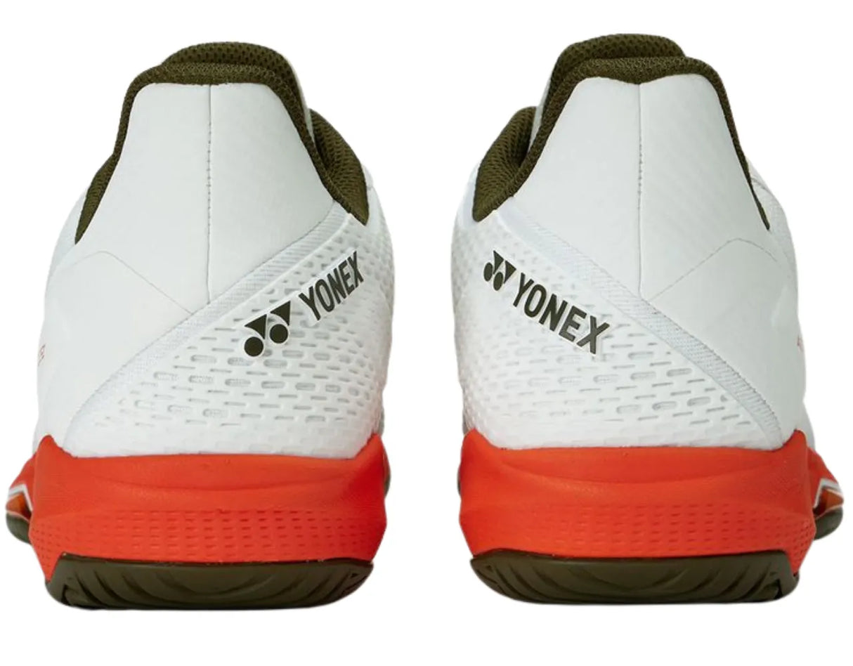 calzado yonex ad-accel blanco naranja con tecnología power cushion