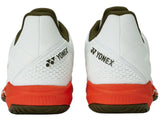 calzado yonex ad-accel blanco naranja con tecnología power cushion