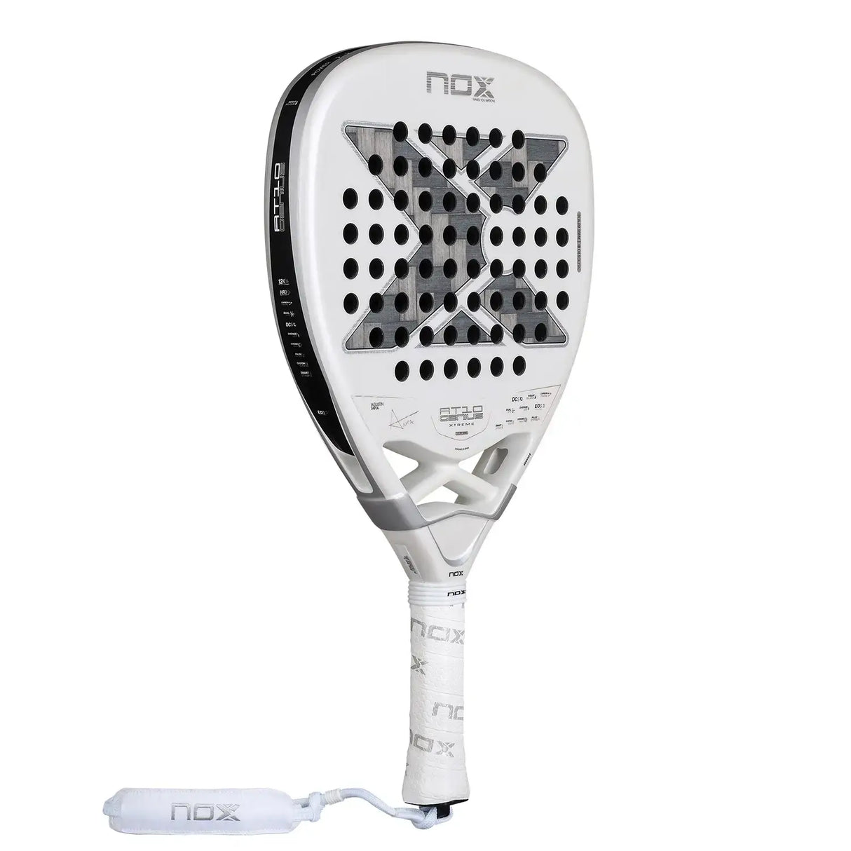 pala pádel nox at10 genius 12k alum xtrem con sistema smartstrap intercambiable