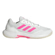 tenis Adidas CourtJam Control 3 mujer blanco rosa para pádel