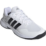 tenis adidas blancos negros gamecourt 2 con amortiguación eva