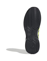 zapatillas pádel adidas gamecourt 2 para principiantes color carbon lucid limón