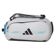 paletero adidas protour 3.4 blanco roto con espacio para 4 palas y accesorios