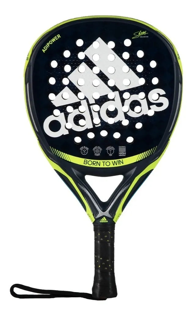 pala adidas adipower ctrl team 3.3 negra naranja forma redonda control