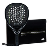 pala adidas negra adipower legend 2024 con forma redonda oversize y carbono visible