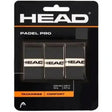 blister head padel pro negro x3 ideal para control y firmeza
