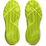 zapatillas padel asics challenger vista trasera con talon reforzado y suela resistente padel deporte