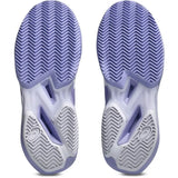 calzado asics solution speed ff 4 clay femenino morado con suela clay para padel juego