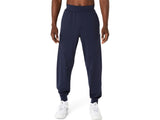 pantalon asics court warm up pant hombre color midnight para tenis con tela ligera de calentamiento