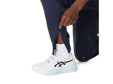 pantalon deportivo asics court warm up pant hombre midnight con bolsillos laterales para pelotas tenis
