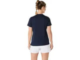 playera asics con gráfico tennis mujer ideal para pádel