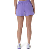 short deportivo asics padel court 2 n 1 short mujer morado amethyst con tejido de secado rápido