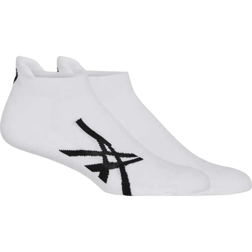 calcetas asics solution speed ankle blancas para pádel con logo negro