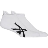calcetas asics solution speed ankle blancas para pádel con logo negro