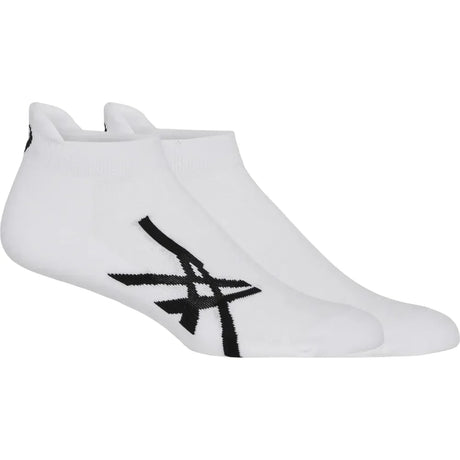 calcetas asics solution speed ankle blancas para pádel con logo negro