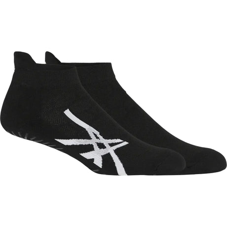 calcetas asics solution speed ankle negras con logo blanco para pádel