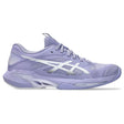 tenis asics solution speed ff 4 clay mujer morado para padel con suela espiga y gran estabilidad