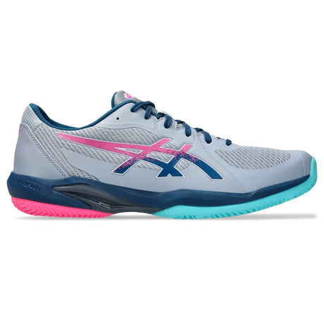 tenis asics solution swift ff 2 padel gris azul para jugadores avanzados