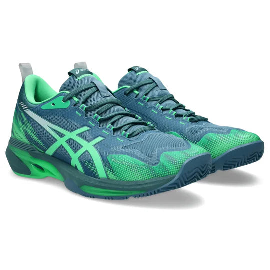 Tenis ASICS SONICSMASH FF Saba Blue Vital Green para Pádel