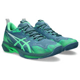 Tenis ASICS SONICSMASH FF Saba Blue Vital Green para Pádel