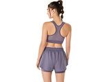 top deportivo asics morado mujer con diseño racerback pádel