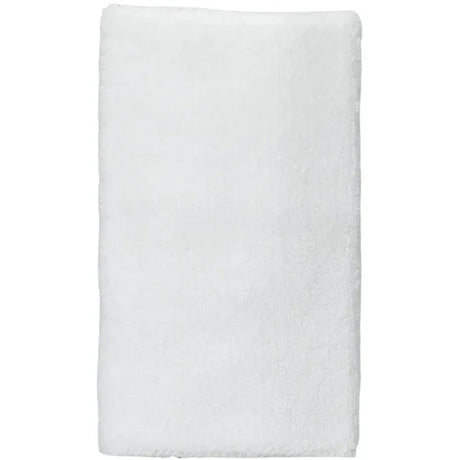muñequera larga asics blanco brillante tejido suave tipo algodón ideal para padel deporte y control