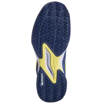 calzado babolat clay niño con agarre michelin y soporte en talón