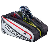 paletero babolat rh pro padel 105 black negro, blanco y rojo