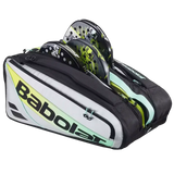 bolsa babolat rh pro padel abierta con raquetas organizadas