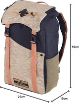 mochila babolat negro beige con bolsillo frontal para objetos pequeños