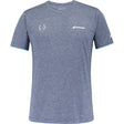 camiseta babolat juan lebrón gris para hombre con logos en pecho