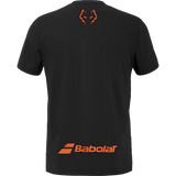Playera Babolat Juan Lebrón Crew Neck Negro para Pádel