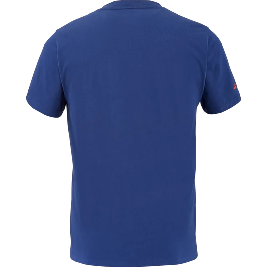 Playera Babolat Juan Lebrón Cotton Tee Azul para Pádel