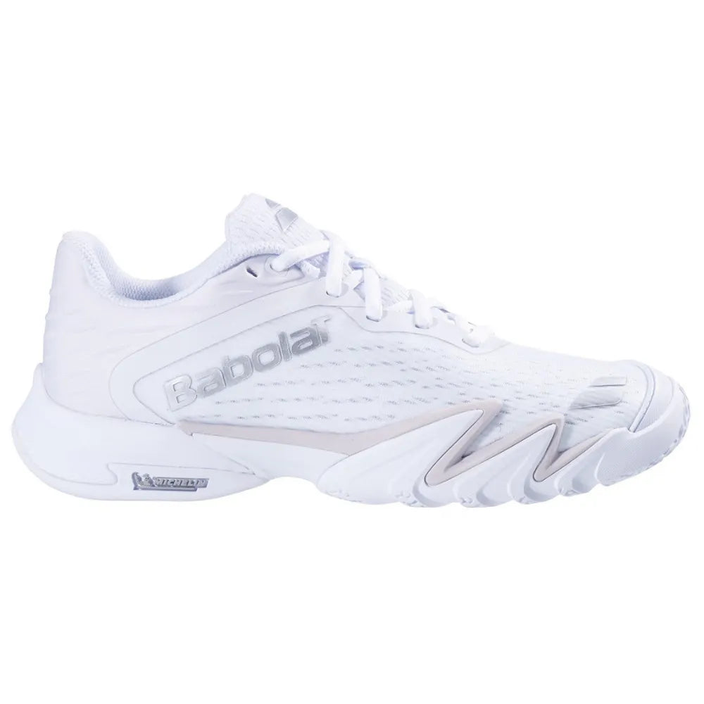tenis babolat premura 3 women blanco plata para pádel con suela michelin