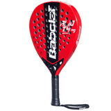 babolat alioth pro jr roja con drilling pattern superior y equilibrio medio