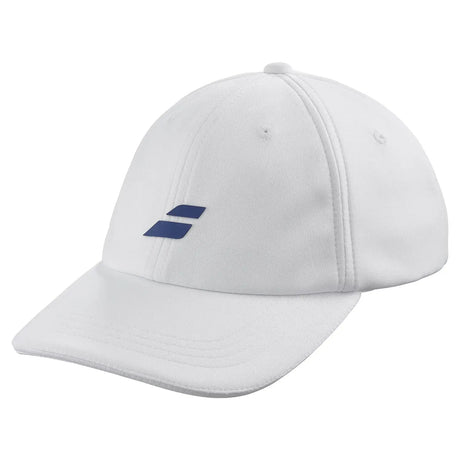 gorra babolat pure logo blanca ligera y fresca ideal para jugar padel