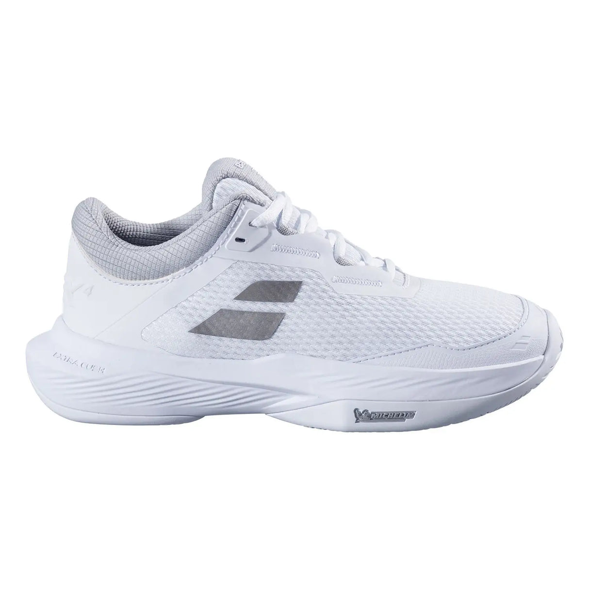 zapatillas babolat sfx 4 all court blancas mujer con amortiguación extra