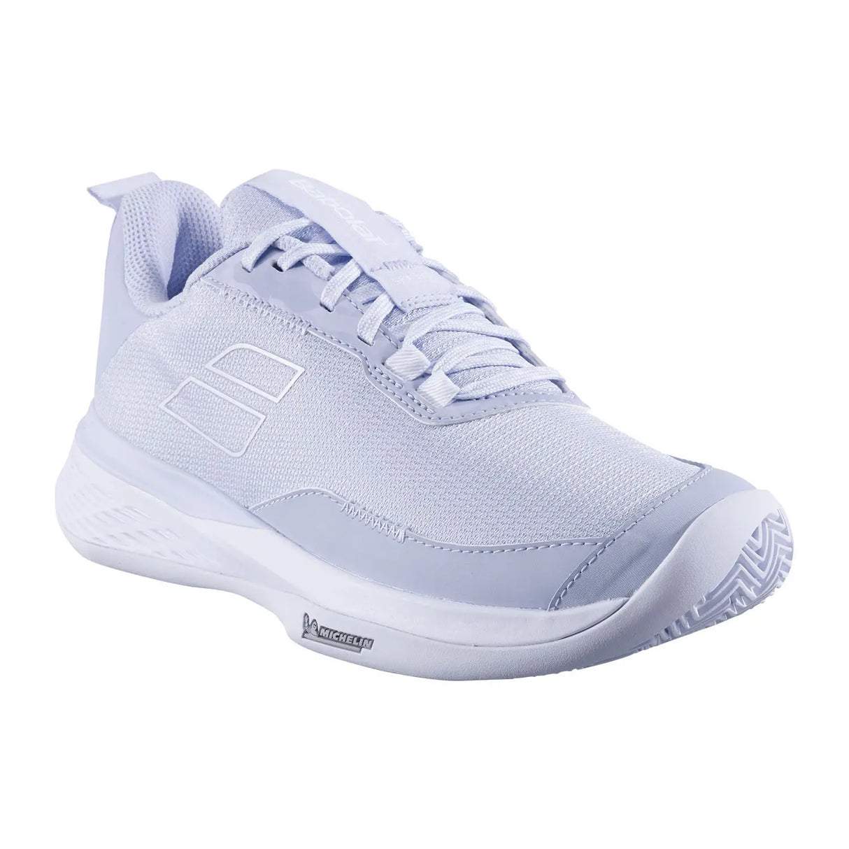 zapatillas babolat mujer sfx evo clay blue white con suela michelin para pádel