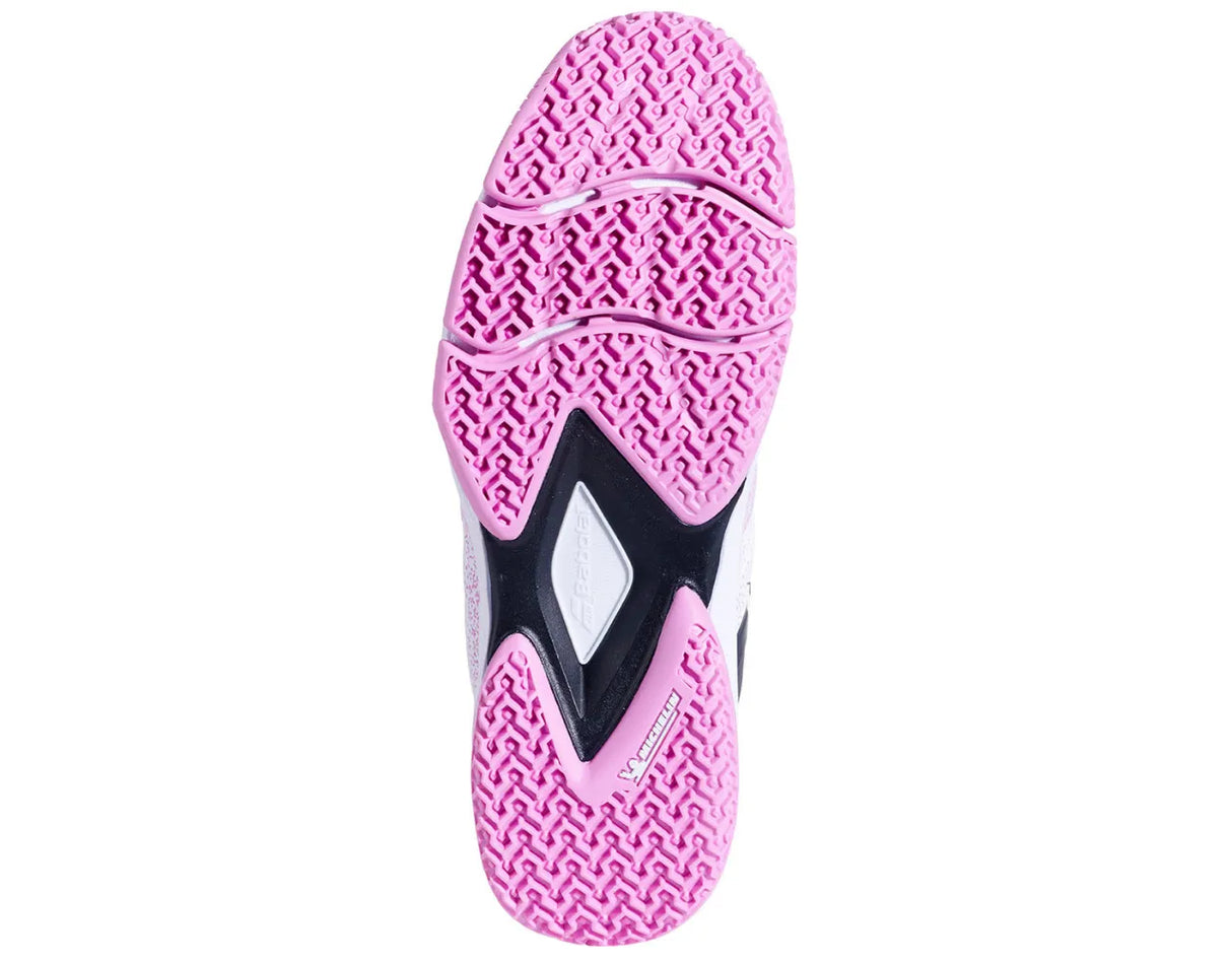 zapatillas pádel babolat para mujer con suela michelin y ajuste anatómico