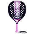 pala de padel babolat stima vita mujer en tonos morado y rosa con grip ergonómico