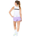 camiseta blanca sin mangas babolat play mujer con estilo atlético