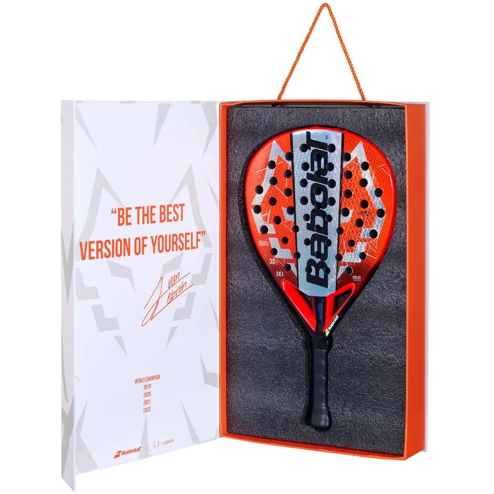 pala babolat technical viper 2024 roja y negra con forma de diamante