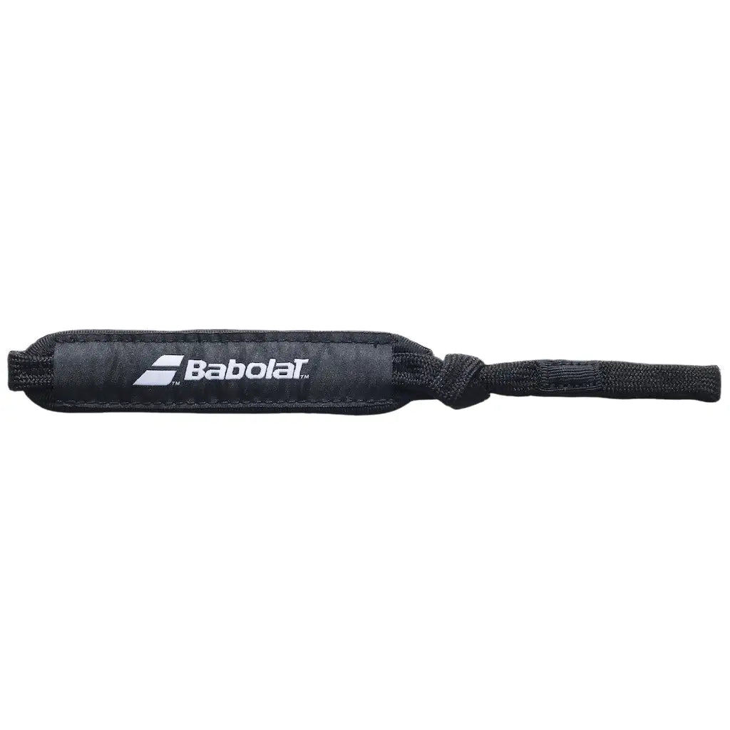 correa babolat wrist strap negra para palas con smart buttcap