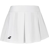 falda deportiva mujer babolat color blanco con short negro integrado