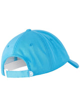 gorra deportiva babolat celeste para niños con visera curva
