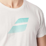 prenda deportiva babolat blanca logo para padelistas y tenistas